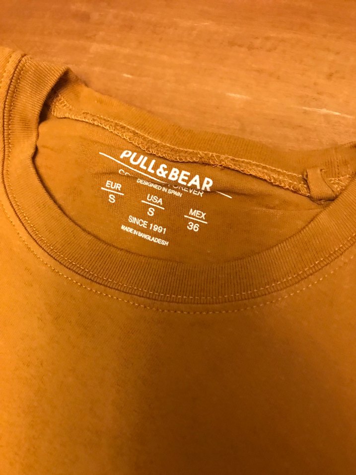 S pull&bear hardal tshirt sıfır - Görsel 2
