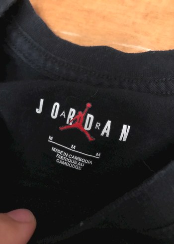 M kırmızı, siyah orjinal sıfır nike air jordan - Görsel 3