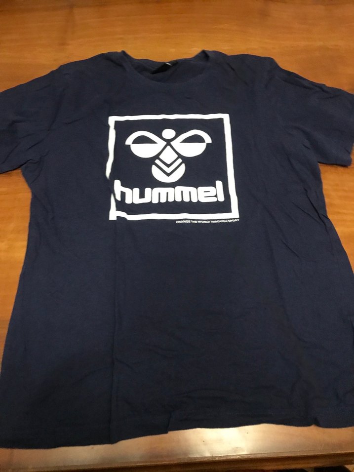 Sıfır orjinal Hummel M beden lacivert tshirt - Görsel 3