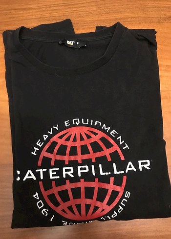 CAT caterpillar M siyah tshirt - Görsel 2