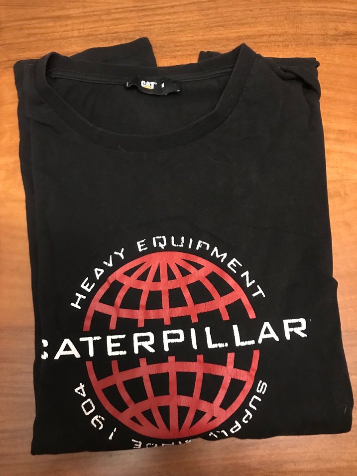 CAT caterpillar M siyah tshirt - Görsel 2