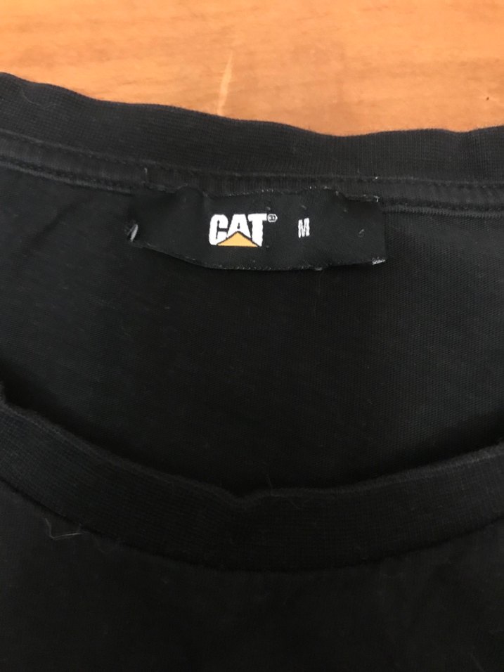 CAT caterpillar M siyah tshirt - Görsel 3