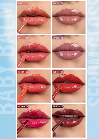 Renkli Kırmızı Baby Balmy Serum Lip Gloss - Görsel 3