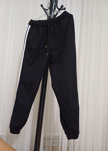 Erkek Siyah Elastik Bel Sweatpant - Görsel 2