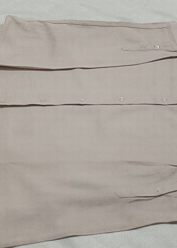 Erkek Keten Gömlek, Slim Fit, Uzun Kollu - Görsel 2