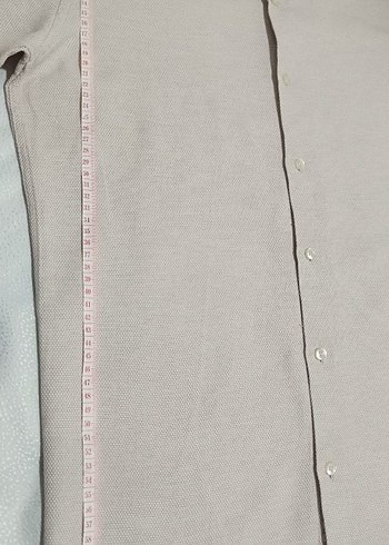 Erkek Keten Gömlek, Slim Fit, Uzun Kollu - Görsel 12