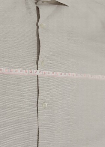 Erkek Keten Gömlek, Slim Fit, Uzun Kollu - Görsel 13