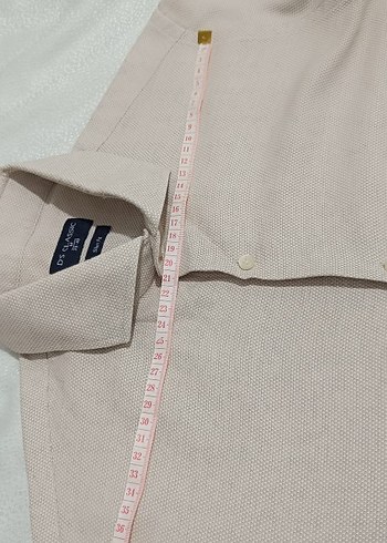 Erkek Keten Gömlek, Slim Fit, Uzun Kollu - Görsel 10