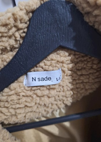 Düğmeli Bej Kadın Peluş Ceket - Görsel 3