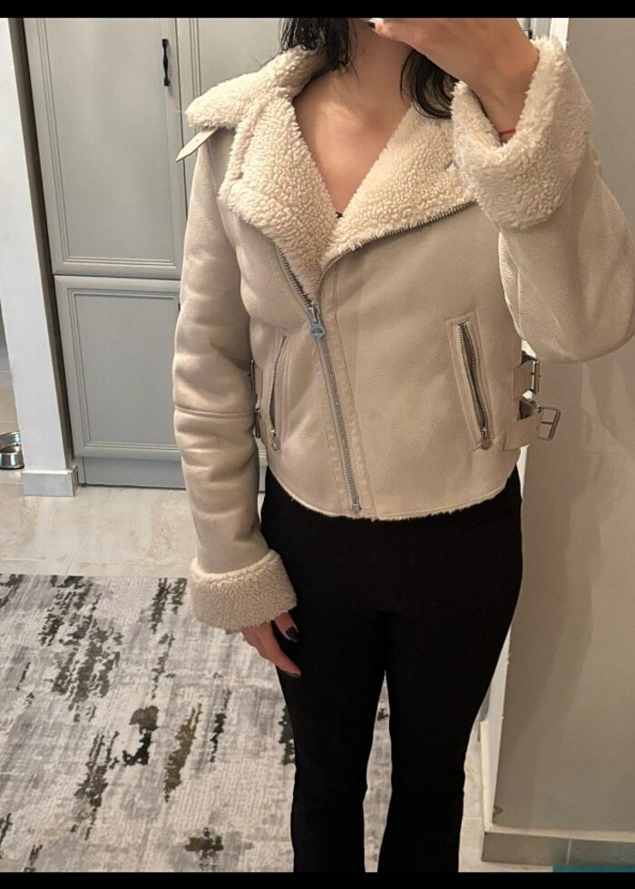 Bershka Biker mont - Görsel 3