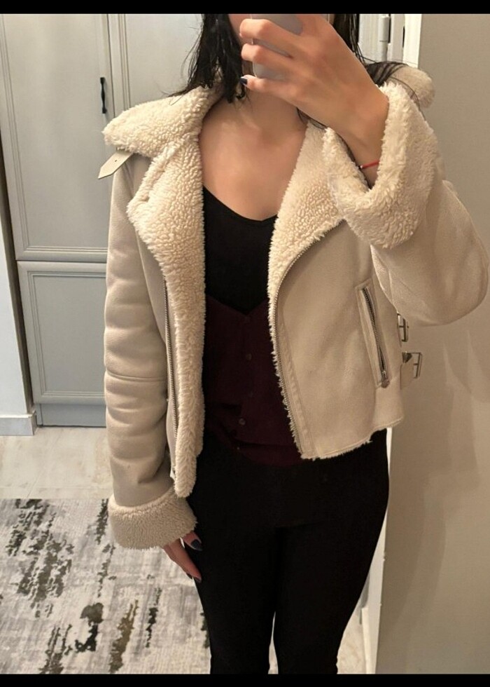 Bershka Biker mont - Görsel 4