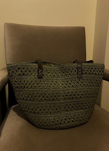 KAĞIT İP HASIR ÇANTA  - Görsel 6