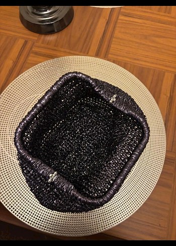 Bej Desenli Örgü Bohem El Çantası - Görsel 11