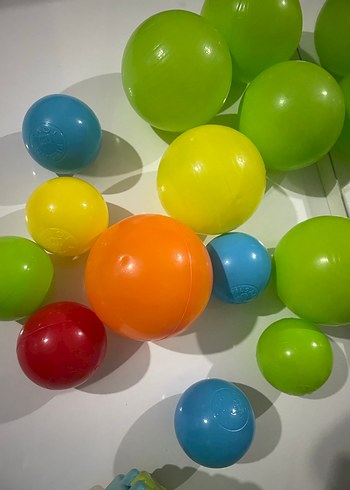 Renkli Toplar ve Şekilli Blok Oyuncak - Görsel 3