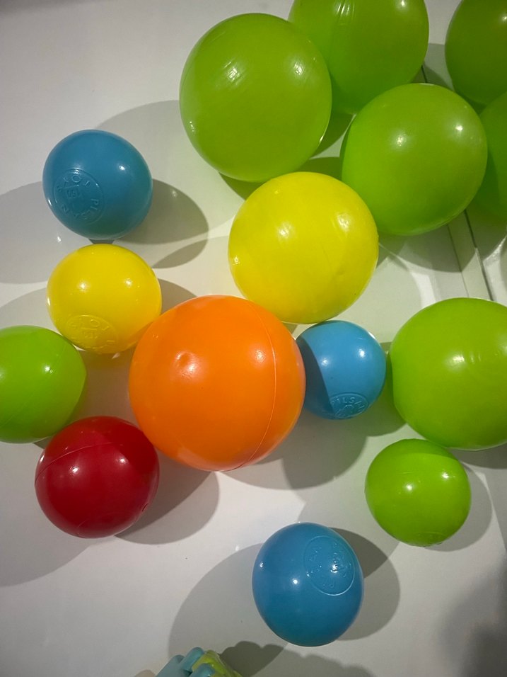 Renkli Toplar ve Şekilli Blok Oyuncak - Görsel 3