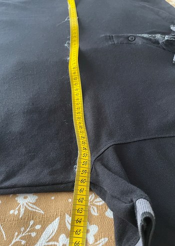 Siyah Düğmeli Erkek Polo Tişört - Görsel 4