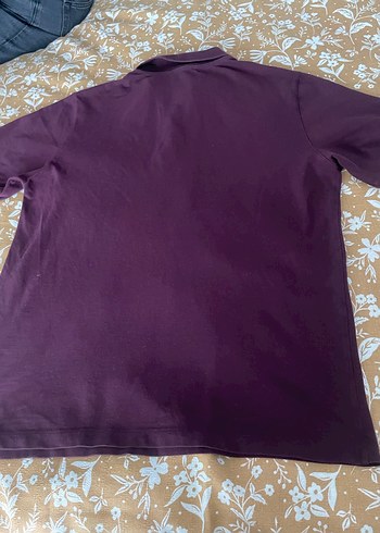 Erkek Mor Polo Yaka Tişört - Görsel 4