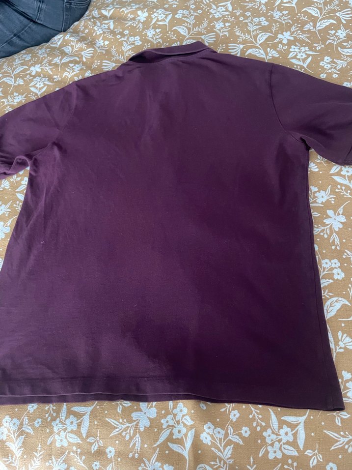 Erkek Mor Polo Yaka Tişört - Görsel 4