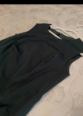 Koyu yeşil Uzun Kadın Abiye Elbise - Görsel 3