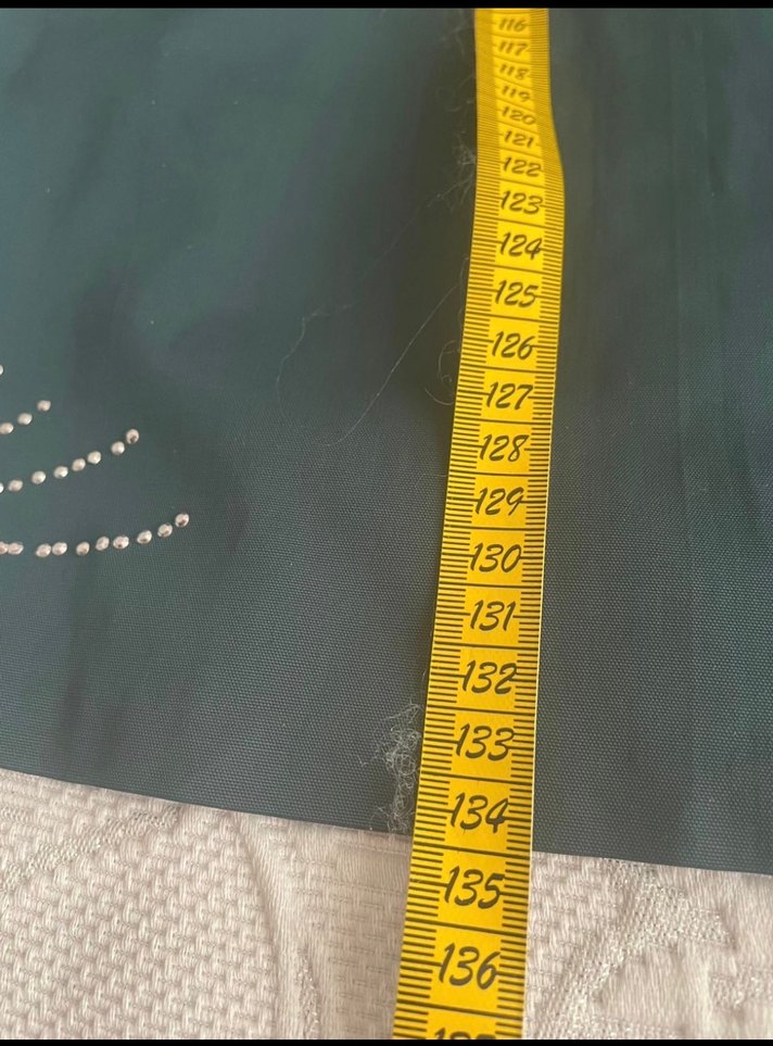 Koyu yeşil Uzun Kadın Abiye Elbise - Görsel 5