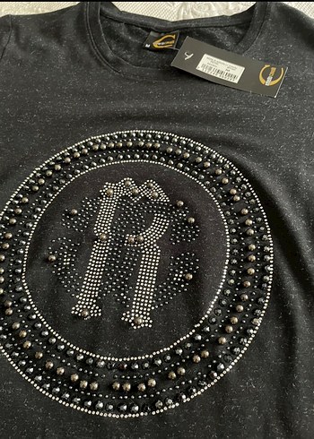 Kısa Kollu Siyah Kadın Tişört - Görsel 2