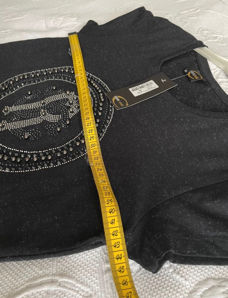 Kısa Kollu Siyah Kadın Tişört - Görsel 4