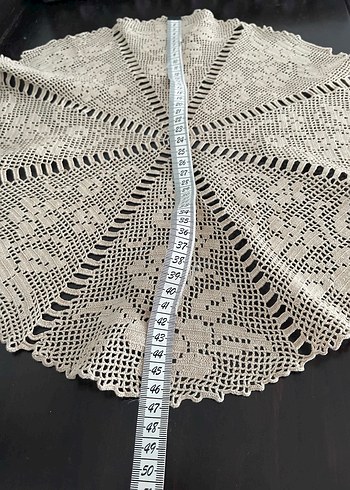 El Yapımı Bohem Dantel Masa Örtüsü - Görsel 4