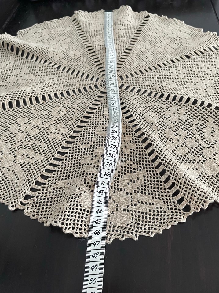 El Yapımı Bohem Dantel Masa Örtüsü - Görsel 4