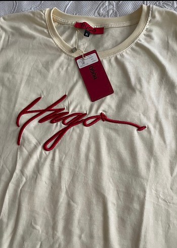 Krem Erkek Kısa Kollu Tişört - Görsel 2