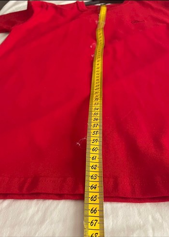 Kırmızı Erkek Bisiklet Yaka Tişört - Görsel 4