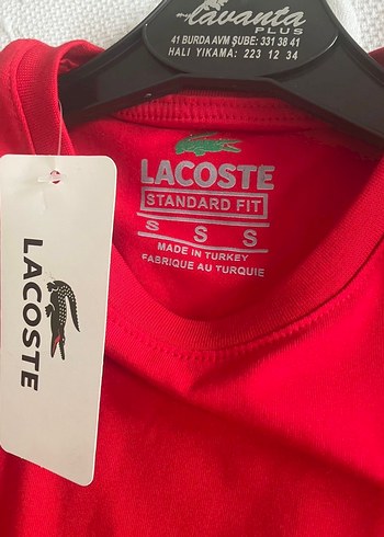 Kırmızı Erkek Bisiklet Yaka Tişört - Görsel 2