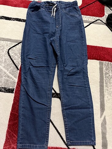 Diğer Kadın beli lastikli kot pantolon