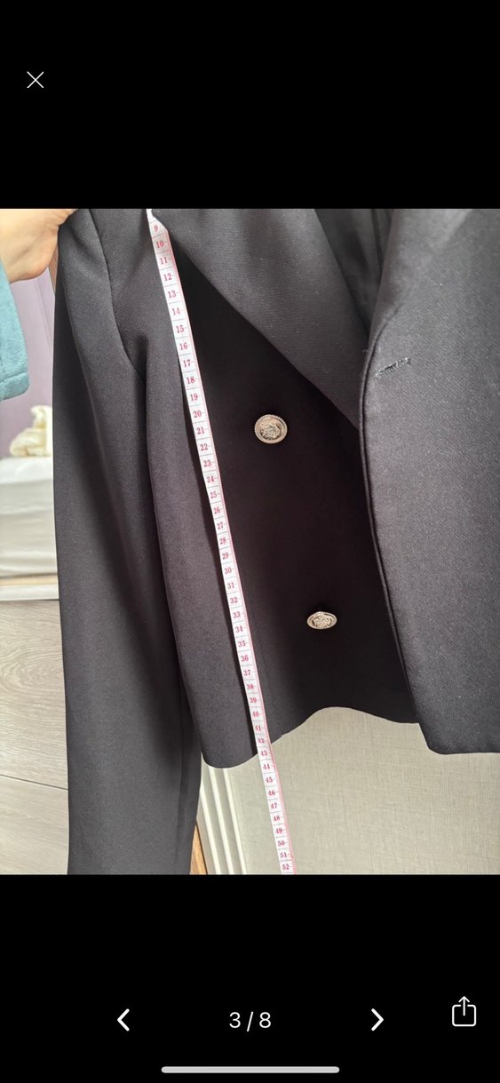 Siyah Kadın Kemerli Uzun Ceket - Görsel 3