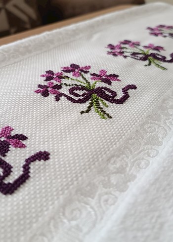 kanaviçe etamin havlu - Görsel 2