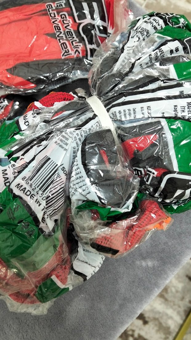 Kırmızı Erkek Eldivenleri Street Wear - Görsel 3