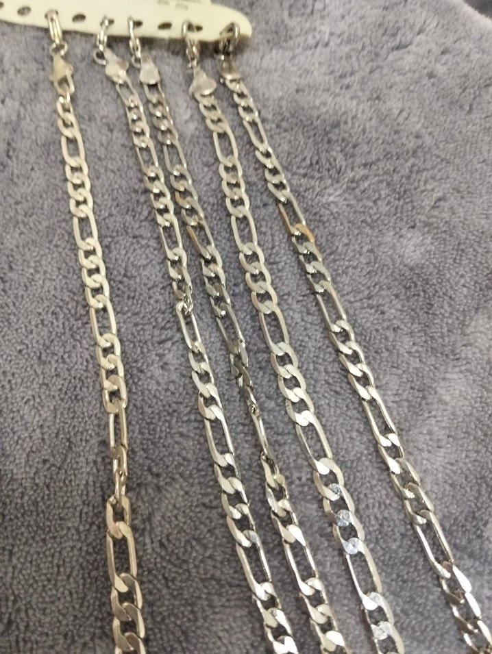 Unisex Zincir Detaylı Gri El Zinciri - Görsel 2