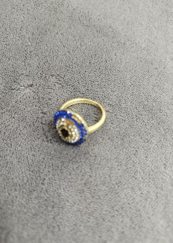 Mavi Payetli Kadın Yüzük - Görsel 2