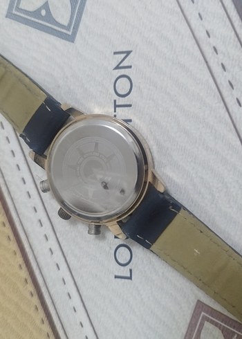 Klasik Unisex Kol Saati Lacivert Deri Kayış - Görsel 3