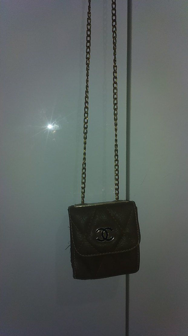 Zincir Detaylı Kahverengi Deri Kadın Çanta - Görsel 3