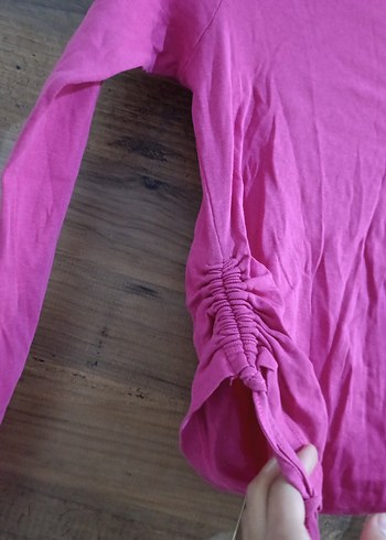 Pembe Uzun Kollu Tişört - Görsel 2