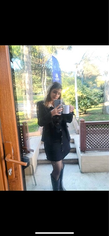 Zara Zara Elbise Chanel tarzı