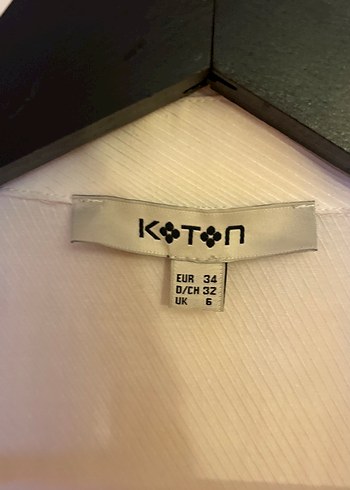 Koton Beyaz Kısa Kollu Pamuklu Gömlek - Görsel 2