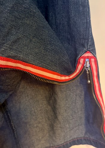 LCW Düğmeli Kısa Kollu Mavi Denim Elbise - Görsel 5