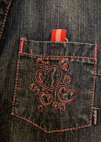 LCW Düğmeli Kısa Kollu Mavi Denim Elbise - Görsel 6