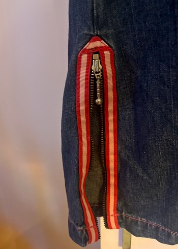 LCW Düğmeli Kısa Kollu Mavi Denim Elbise - Görsel 4