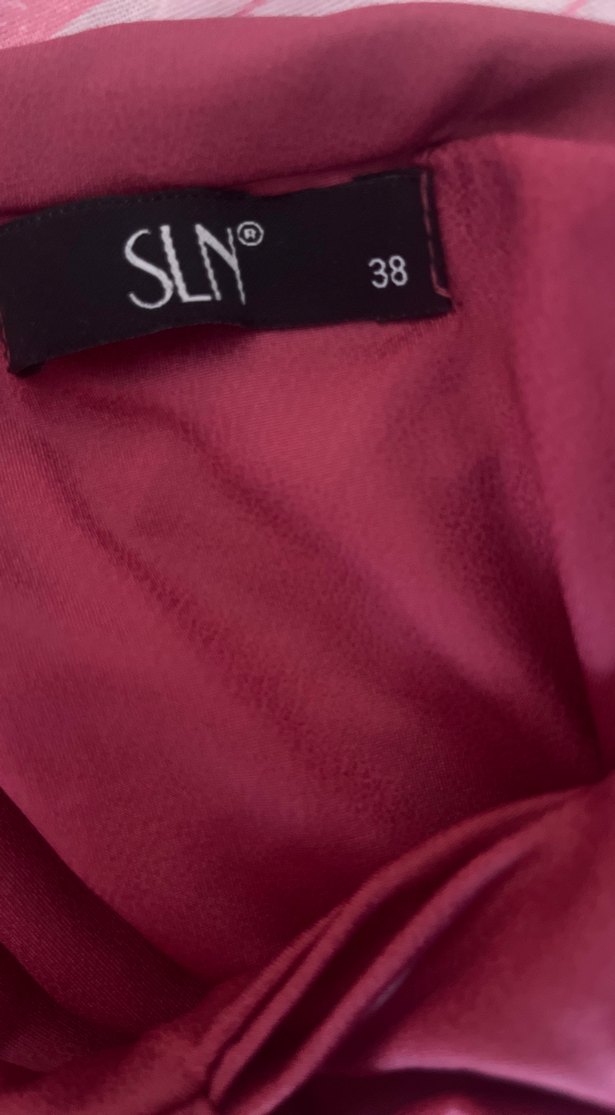 Pembe Uzun Askılı Şalvar Tulum - Görsel 3