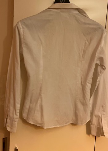 Kadın Beyaz Uzun Kollu Gömlek - Görsel 2