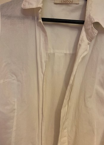 Kısa Kollu Beyaz Gömlek - Görsel 2