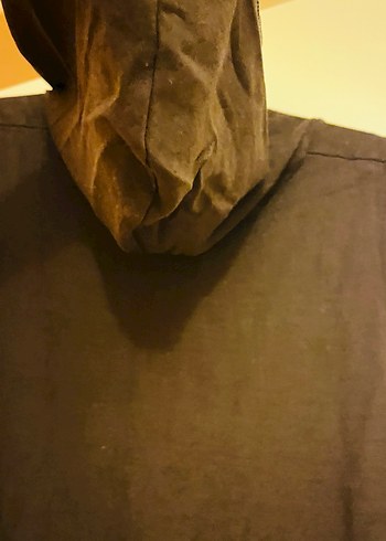 Kahverengi Lila Kapüşonlu kolsuz - Görsel 3