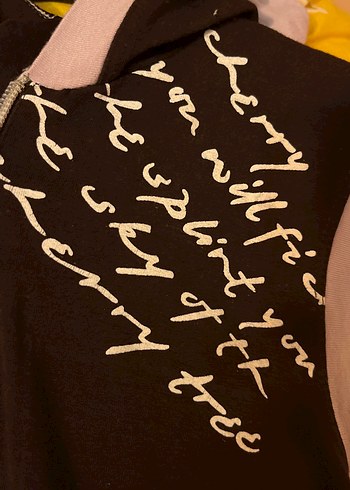 Kahverengi Lila Kapüşonlu kolsuz - Görsel 4